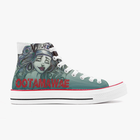 STL Girl High-Top Canvas Blue Shoes