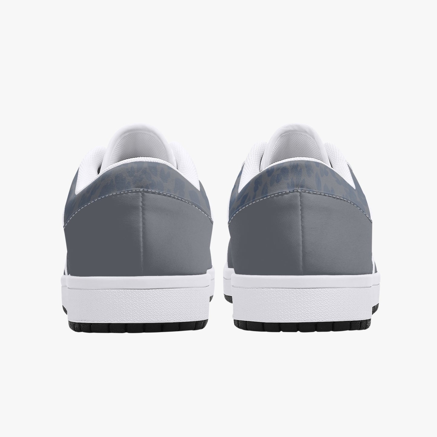 174. Low-Top Leather Sneakers - White/Black