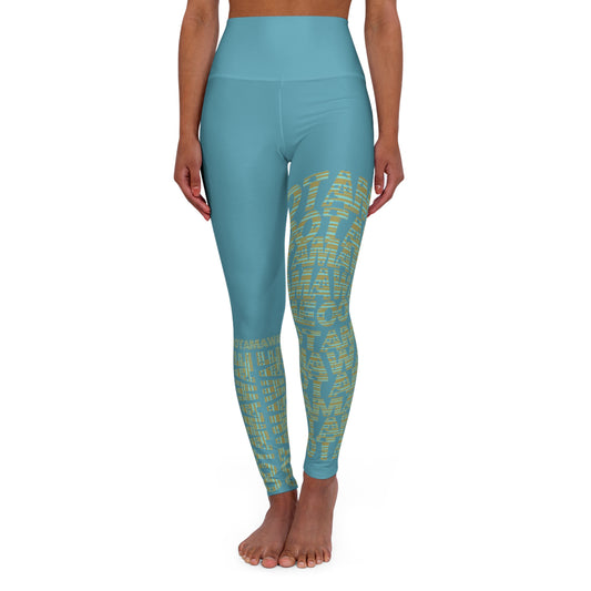 High Waisted Yoga Leggings (AOP)